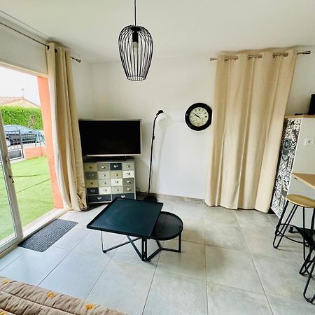 Studio Avec Exterieur Ombrage Saint Marcel les Valence Bagian luar foto