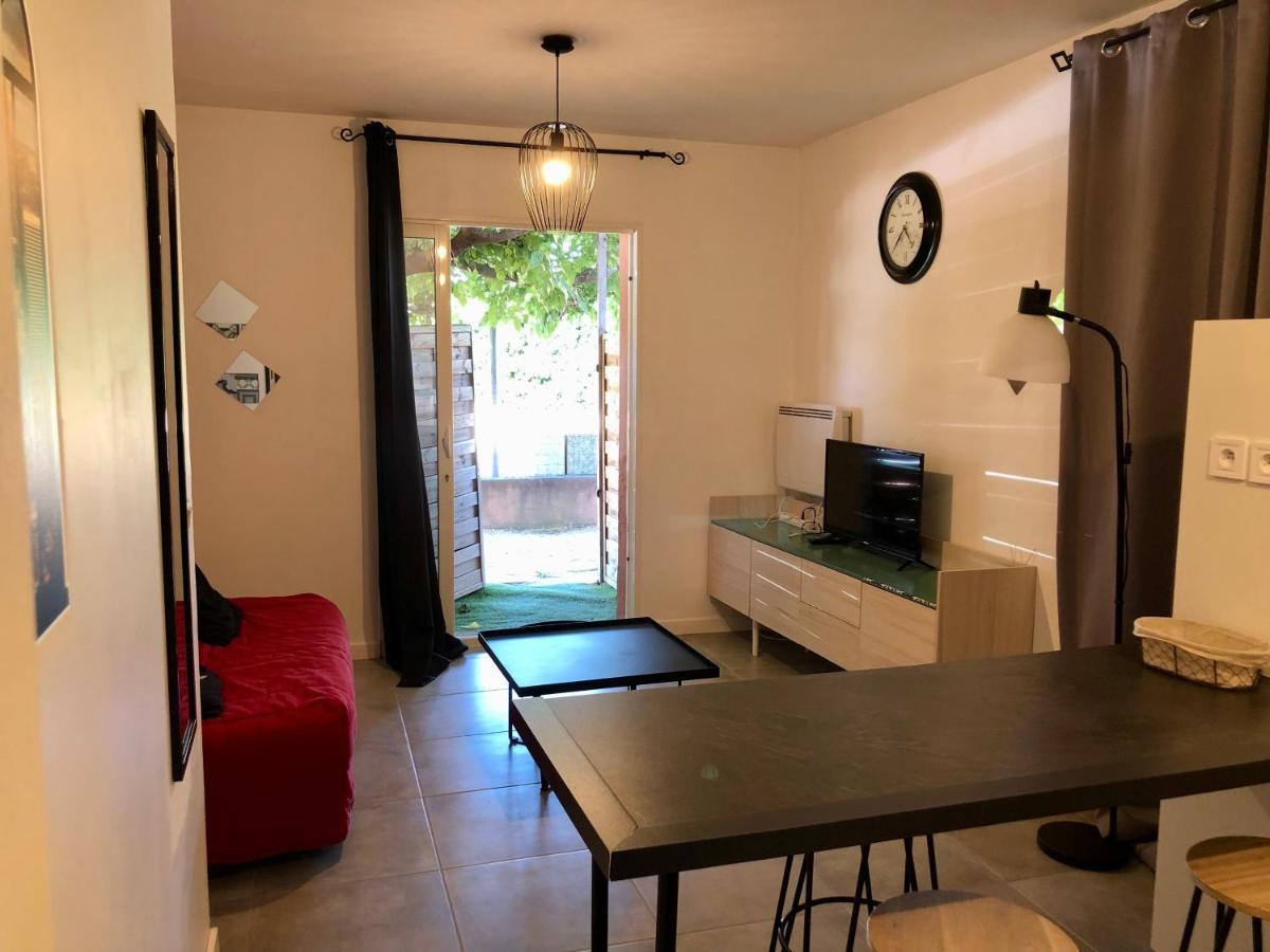 Studio Avec Exterieur Ombrage Saint Marcel les Valence Bagian luar foto